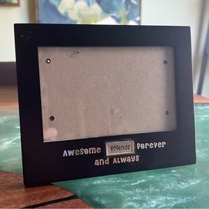 Awesome Friends - Y2K Black 4x6” Photo Picture Tabletop Frame